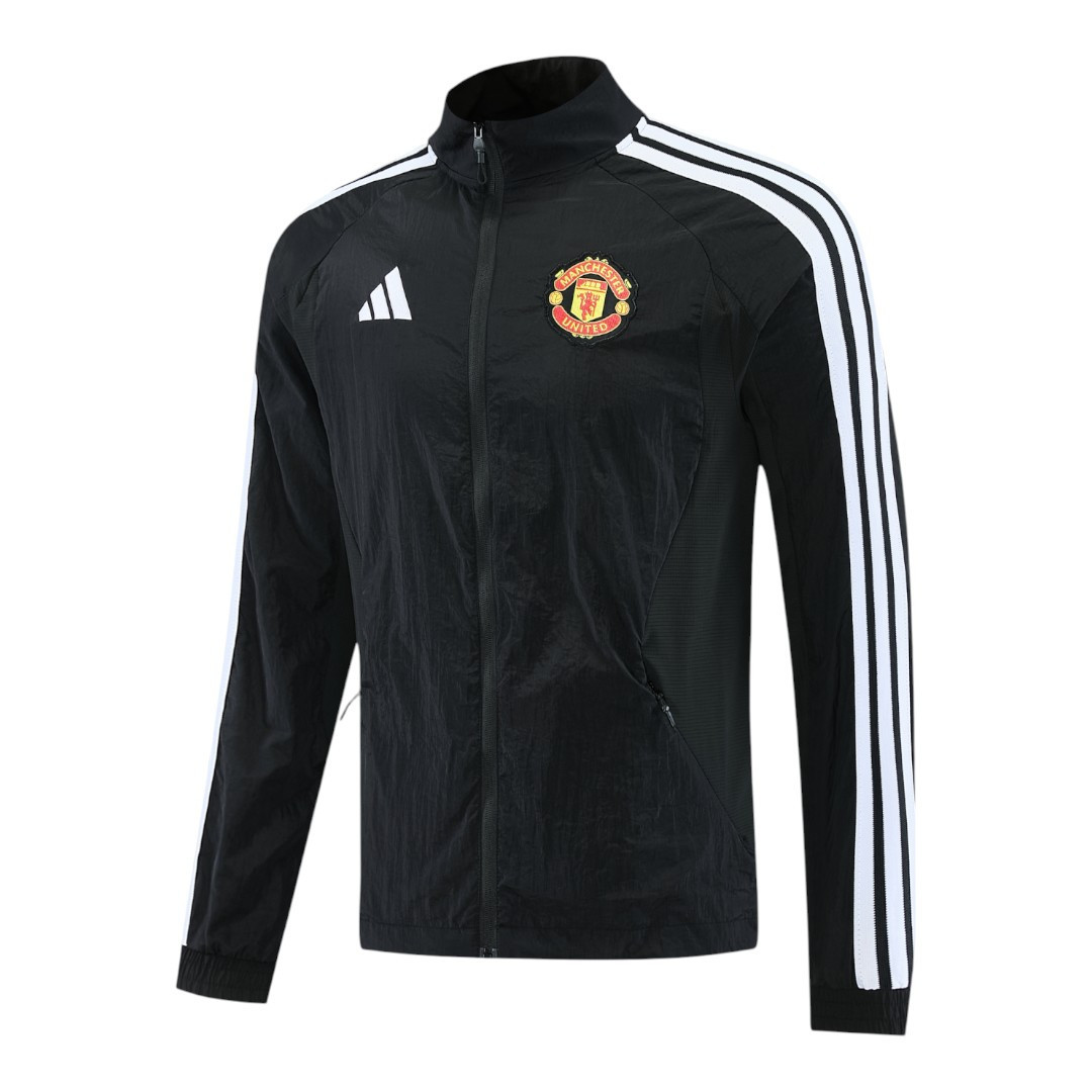 Manchester United 26/27 Men's Black Windbreaker