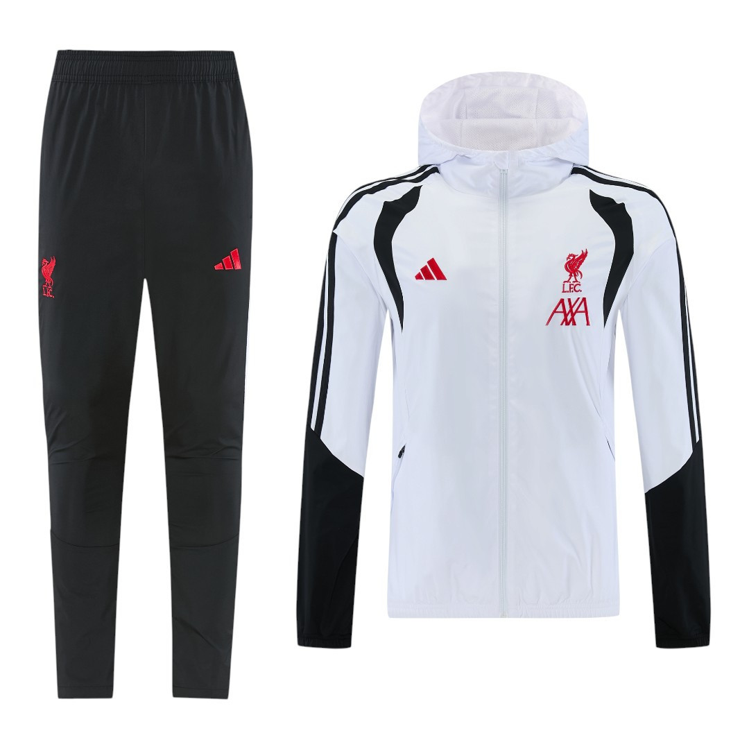 Liverpool 26/27 Men's White Hoodie Windbreaker