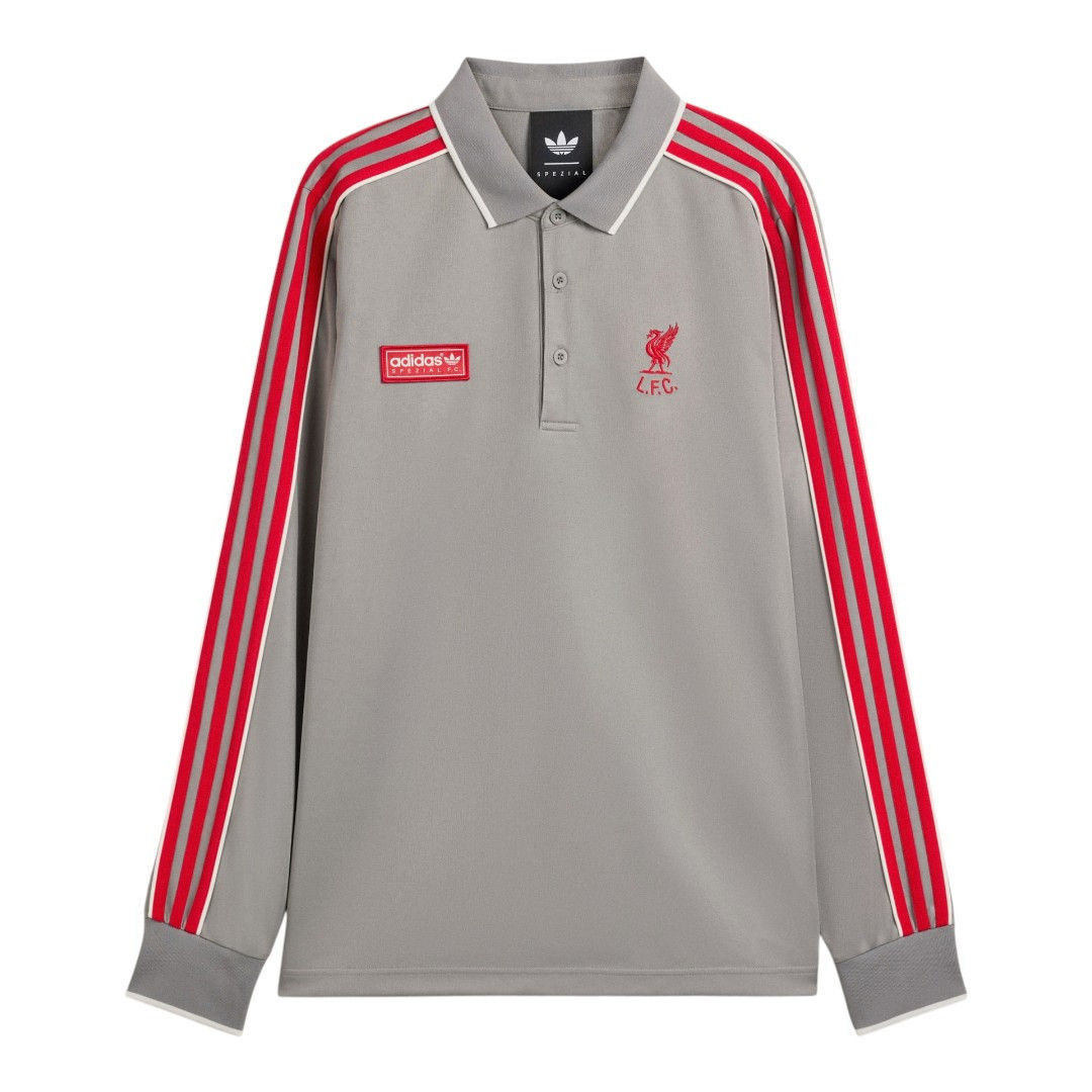 Liverpool x SPZL FC Men's Long Sleeve Polo Shirt