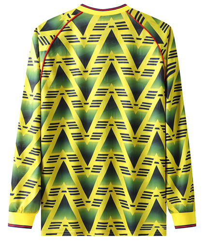 Arsenal 91/93 Men's Away Retro Long Sleeve Shirt