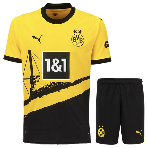 Borussia Dortmund 23/24 Kid's Home Shirt and Shorts
