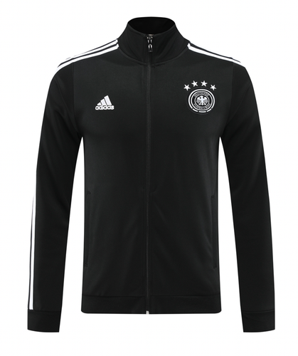 Germany 24/25 Men's Black Long Zip Jacket