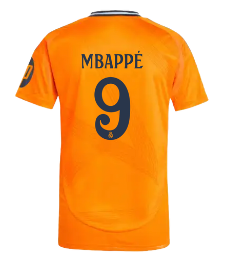 MBAPPÉ #9 Real Madrid 24/25 Stadium Men's Away Shirt