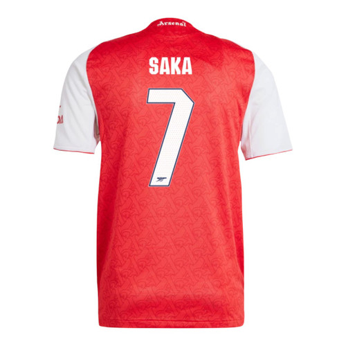 SAKA #7 Arsenal 25/26 Authentic Men's Home Shirt - Arsenal Font