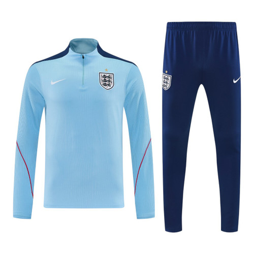 England 2026 Men's Sky Blue Short Zip Tracksuit
