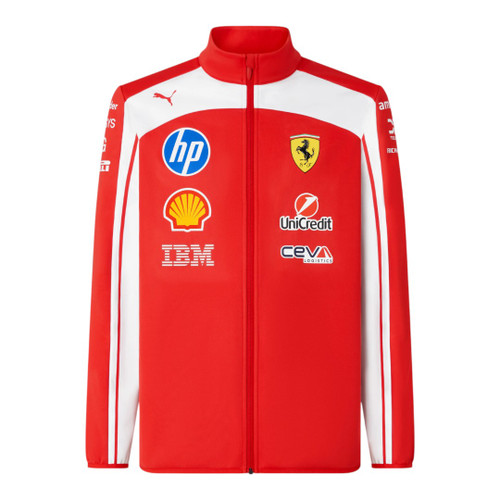 Scuderia Ferrari 2026 Red Team Softshell Jacket
