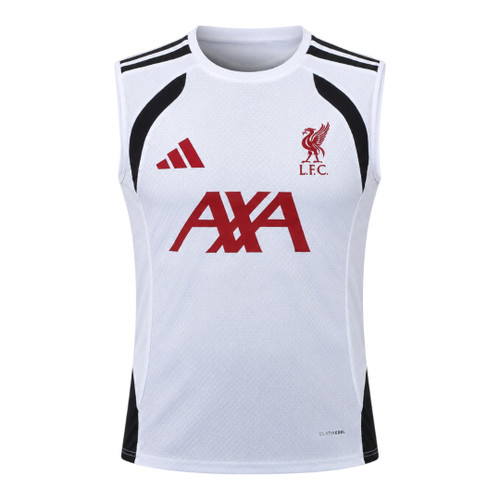 Liverpool 26/27 Men's White Tiro Training Sleeveless Shirt