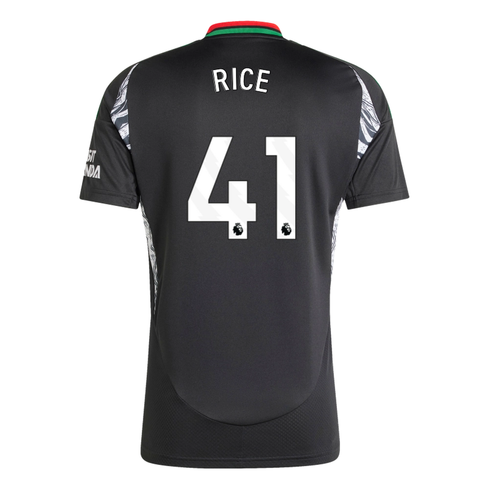 RICE #41 Arsenal 24/25 Stadium Men's Away Shirt - PL Font