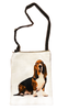 basset hound tote bag