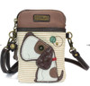Chala Cellphone Crossbody-Toffy Dog Brown