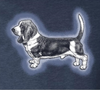Long sleeve basset hound t-shirt