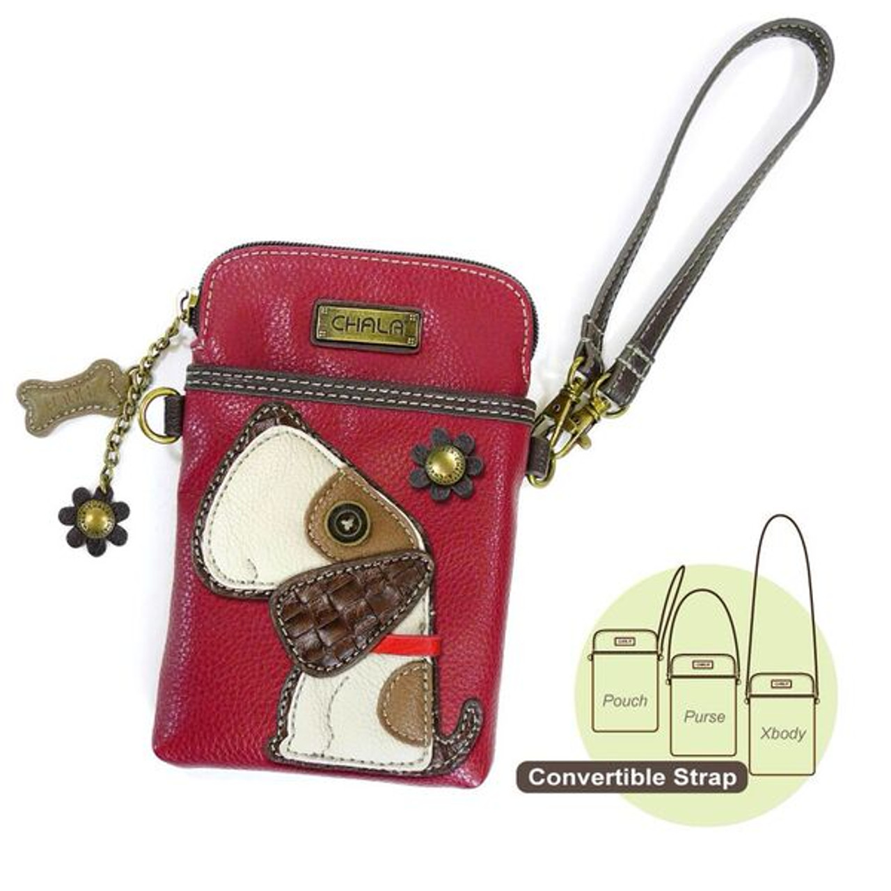 Chala Cell Phone Crossbody Flamingo