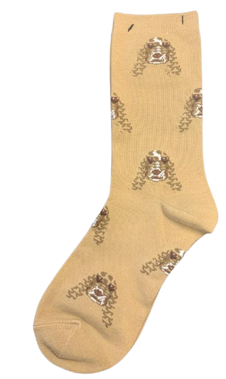 brown basset socks
