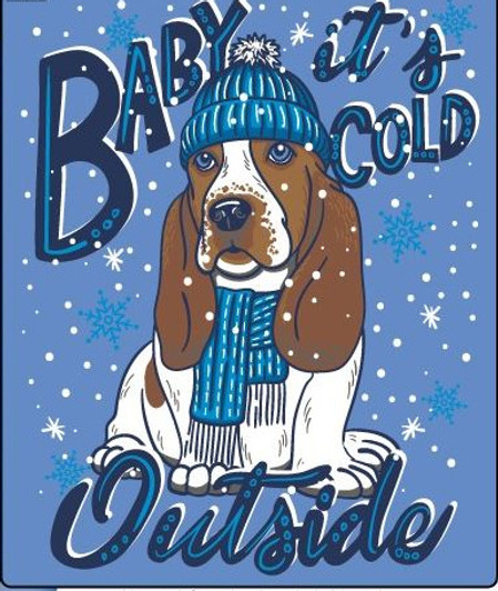 baby it's cold outside basset hound baby it's cold outside basset hound