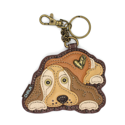 Chala Bulldog Key Fob Coin Purse Keychain Dog Lovers at  Women's  Clothing store