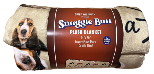 Basset Hound Plush Luxury Throw