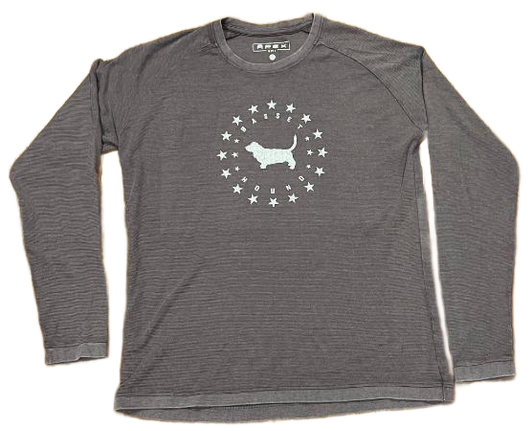 basset hound waffle t-shirt