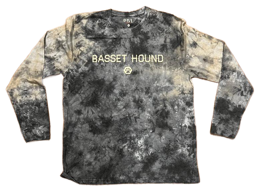 basset hound long sleeve t-shirt