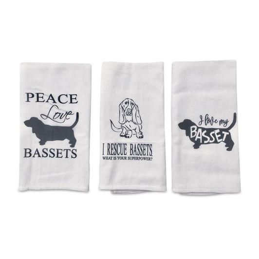 Basset Hound Kitchen Towel