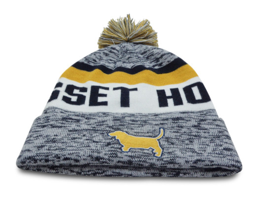 Basset Hound Knit Pom Hat