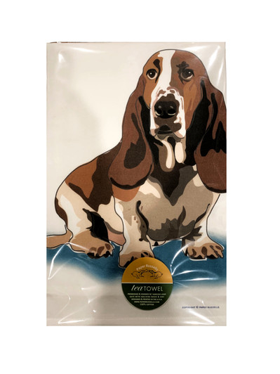 basset hound towel basset hound towel