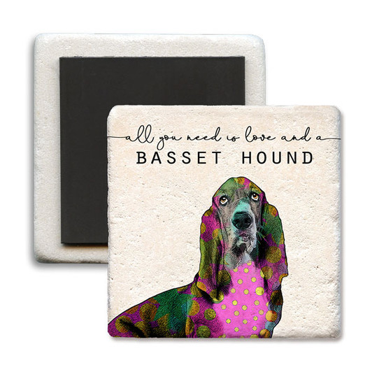All you need basset limestone coaster