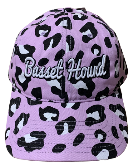 Basset hound leopard baseball cap Basset hound leopard baseball cap