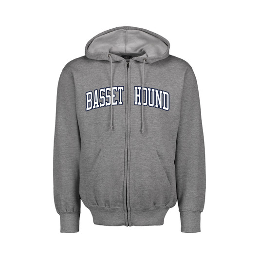 Basset Hound Full Zip hoodie