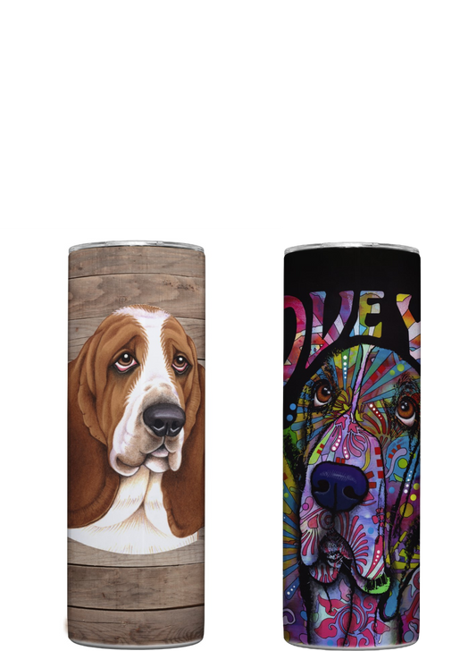 dean russo basset hound tumbler