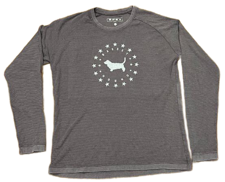 basset hound waffle t-shirt