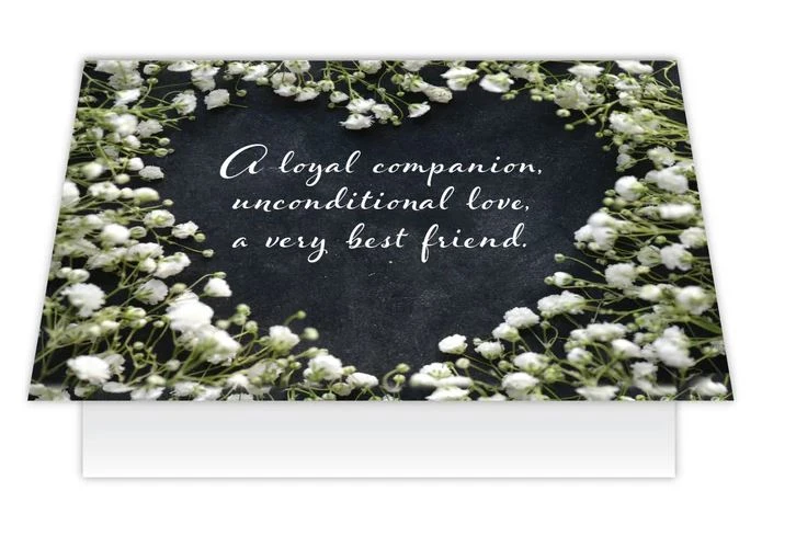 Loyal Companion Sympathy Card
