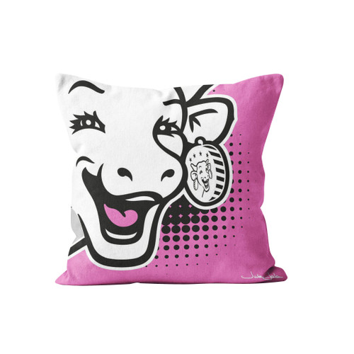 DBJ HOME Coussin La vache qui rit - pink