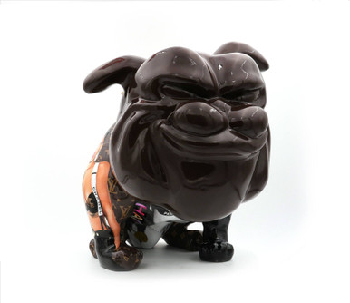 Christophe Comerro, Vegas Bulldog JR Pop Art – Luxury Louis Vuitton 2  (2020)