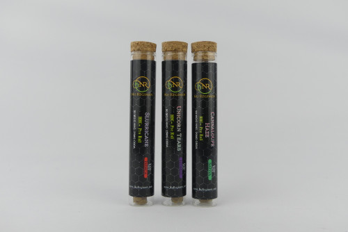 THC-A Nu Regimen brings you the finest blend of joints you have ever had. We offer you the Pre-Roll Blends in three different strain variants- Slurricane (Indica), Cannaloupe Haze (Sativa), Unicorn tears (Hybrid