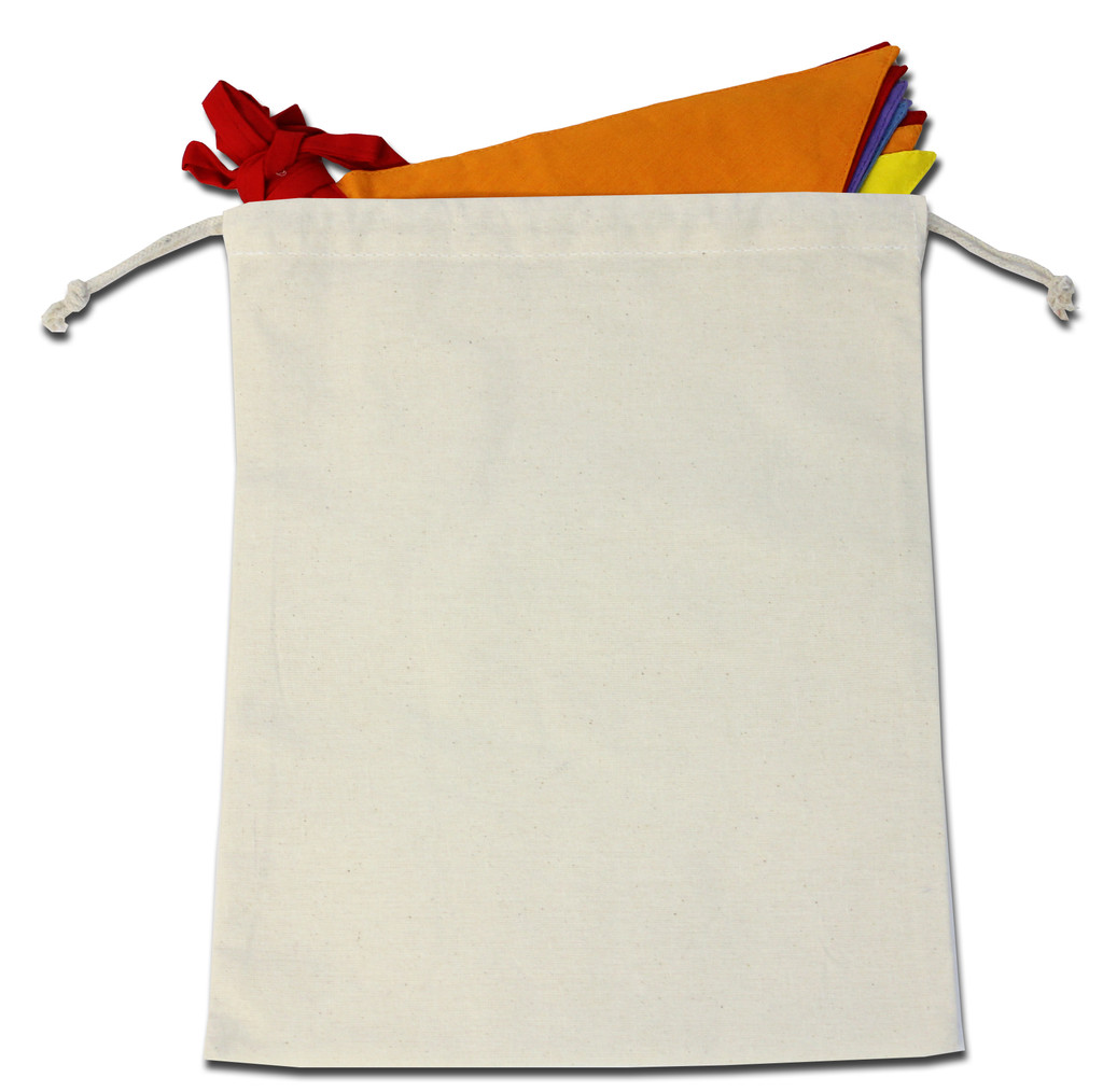 Bag to store cotton bunting
