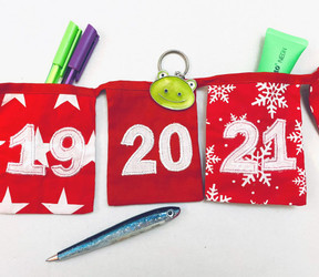 Fill Your Own Advent Calendar Bunting with Treats, Sweets and Promises!