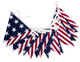 American Stars and Stripes Bunting