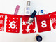 Fill Your Own Advent Calendar Bunting from the Cotton Bunting Company