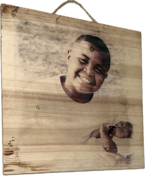 Custom 9x9 Wooden Plaque ( Natural )