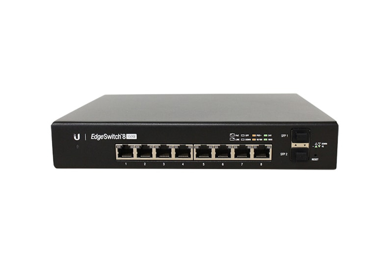 Ubiquiti EdgeSwitch ES-8-150W Managed PoE+ Gigabit Switch with SFP