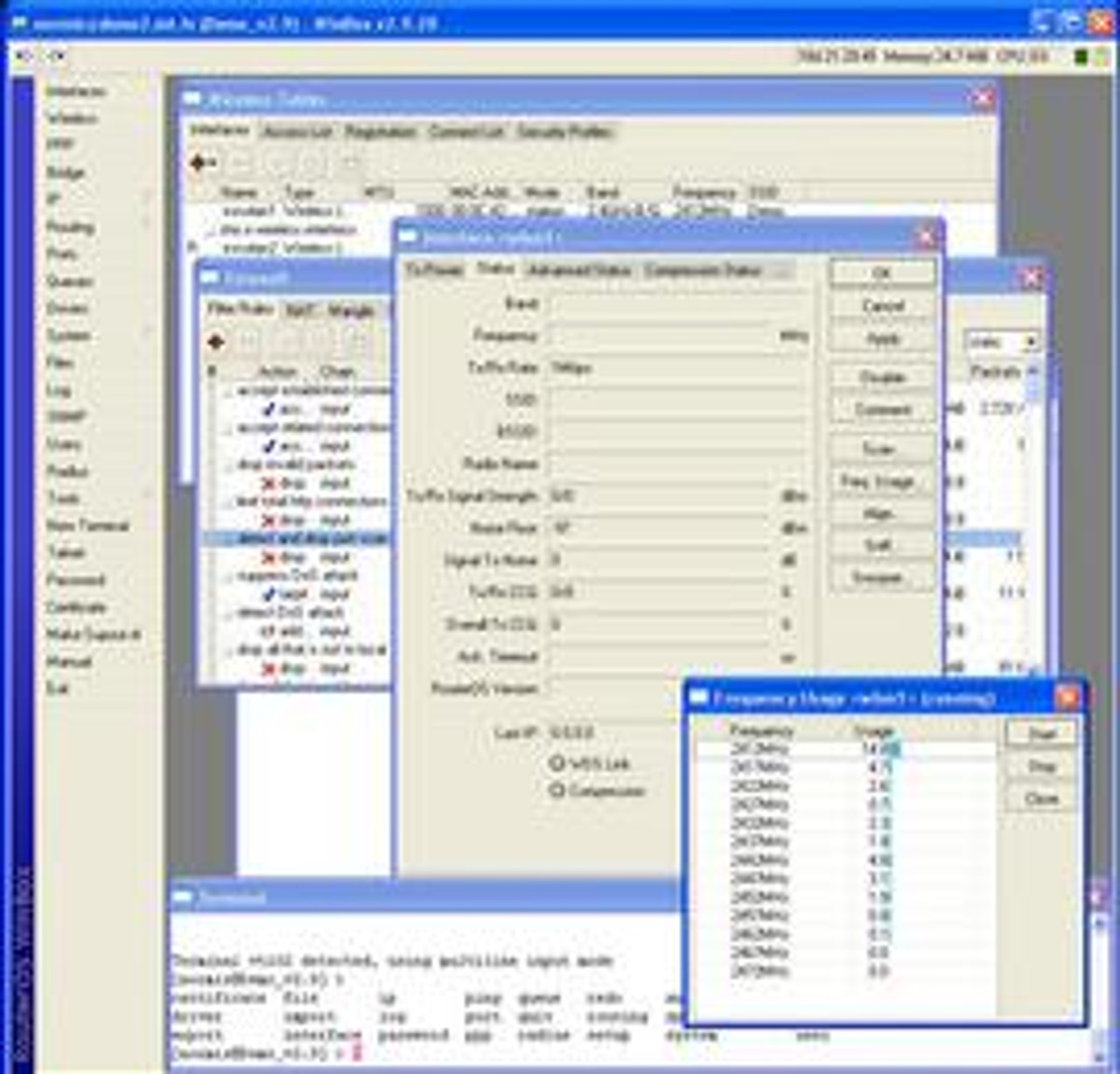 mikrotik routeros levels