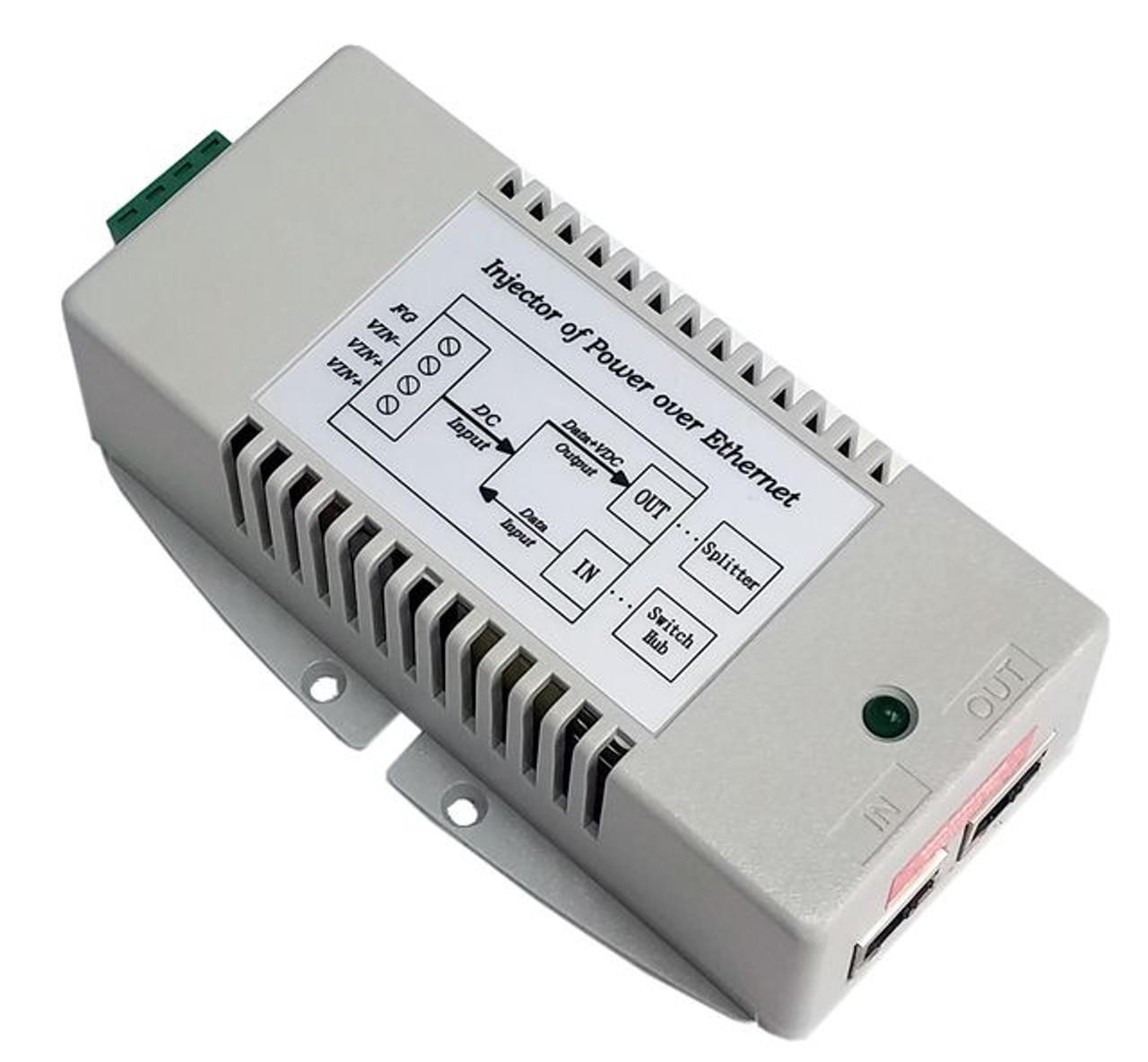 Tycon Systems 36-72VDC IN. 35W Passive PoE OUT. DC to DC Converter and Passive