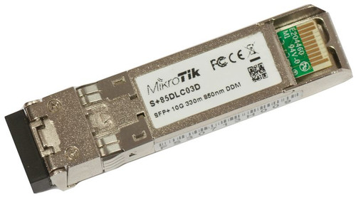 MikroTik S+85DLC03D SFP+ Transceiver 10G 850nm 300m Multi-Mode