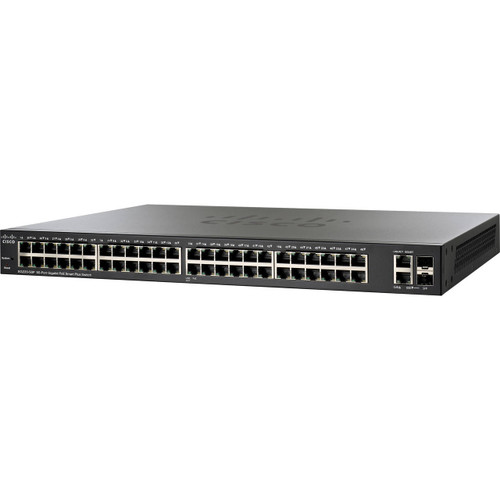 Cisco SG220-50P-K9-NA Gigabit 50-Port PoE Smart Switch