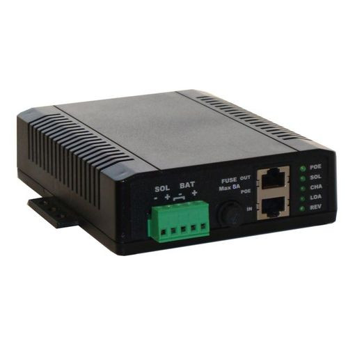 Tycon System TP-SCPOE-1224 Dual Input 12V 8A Solar Charge Controller with 24V PoE