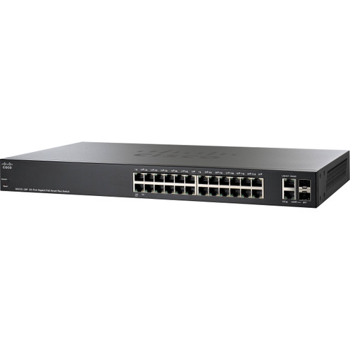 Cisco SG220-26P-K9-NA PoE+ Smart Switch with 26 x Gigabit Managed Ethernet Ports