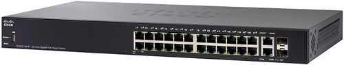 Cisco SG250-26HP-K9-NA 26-Port Gigabit Smart Switch PoE+ 100W
