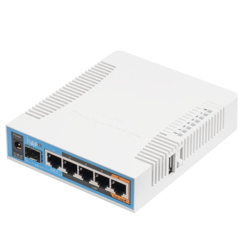 MikroTik RB962UiGS-5HacT2HnT-US hAP ac Gigabit Dual Band Indoor Access Point US Version