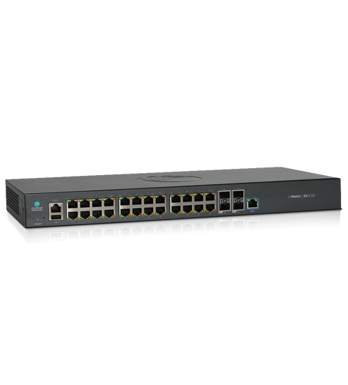 Cambium Networks MX-EX2028xxA-U cnMatrix EX2028 Intelligent Ethernet Switch 24-Port 1G, 4 SFP+ fiber ports