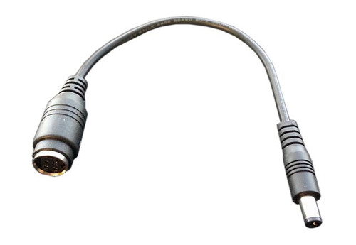 Tycon Systems Cable, 4Pin DIN Fem to 5.5x2.1 DC Barrel Plug, 6"